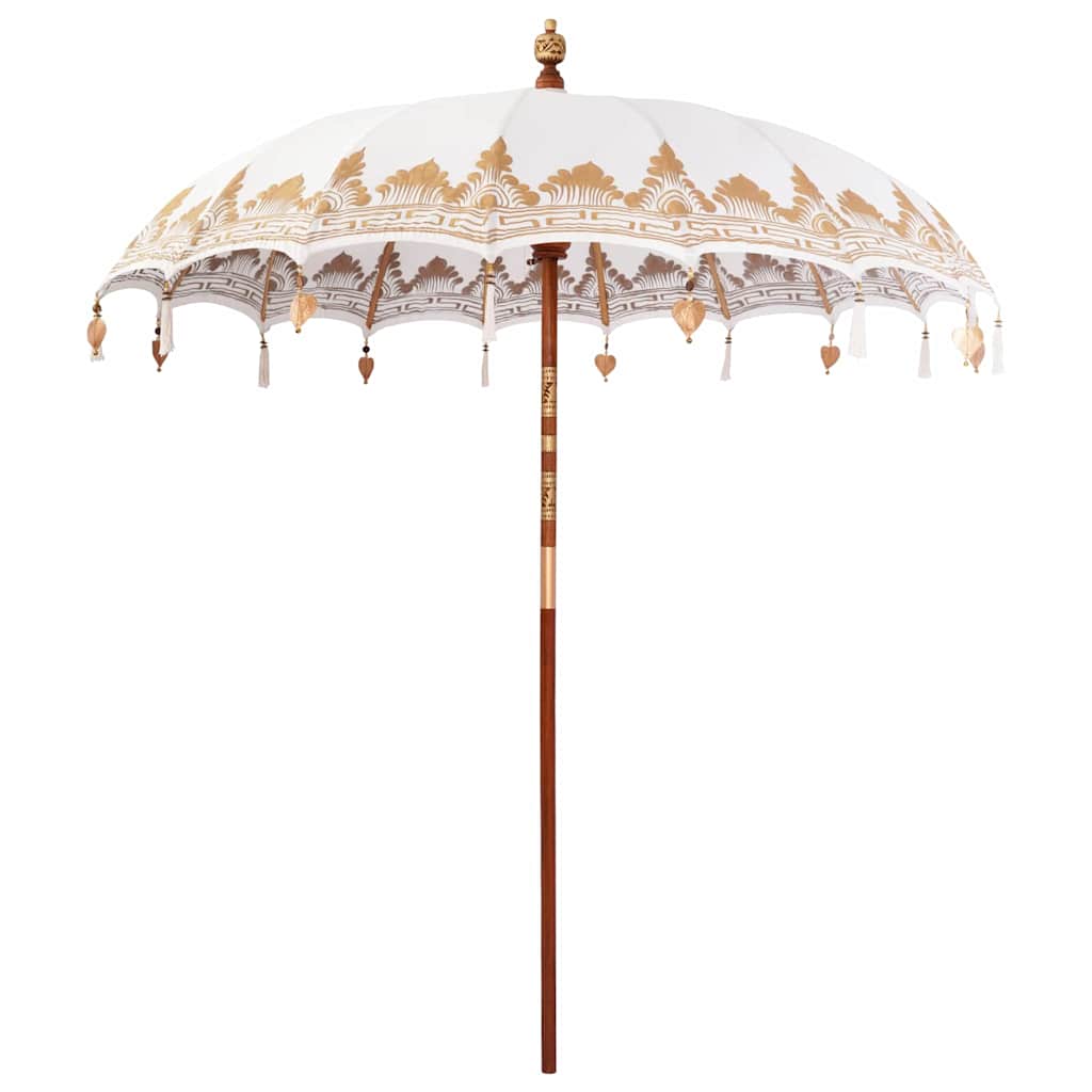 Vidaxl balinese parasol crème 215 x 215 x 260 cm