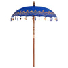 Vidaxl balinese parasol blauw 185 x 185 x 260 cm