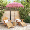 Vidaxl balinese parasol roze 185 x 185 x 260 cm