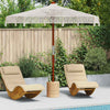 Vidaxl macramé parasol crème 252,5 x 252,5 x 260 cm katoen en teakhout