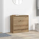 Vidaxl schoenenkast 60 x 21 x 57 cm bewerkt hout artisan eiken