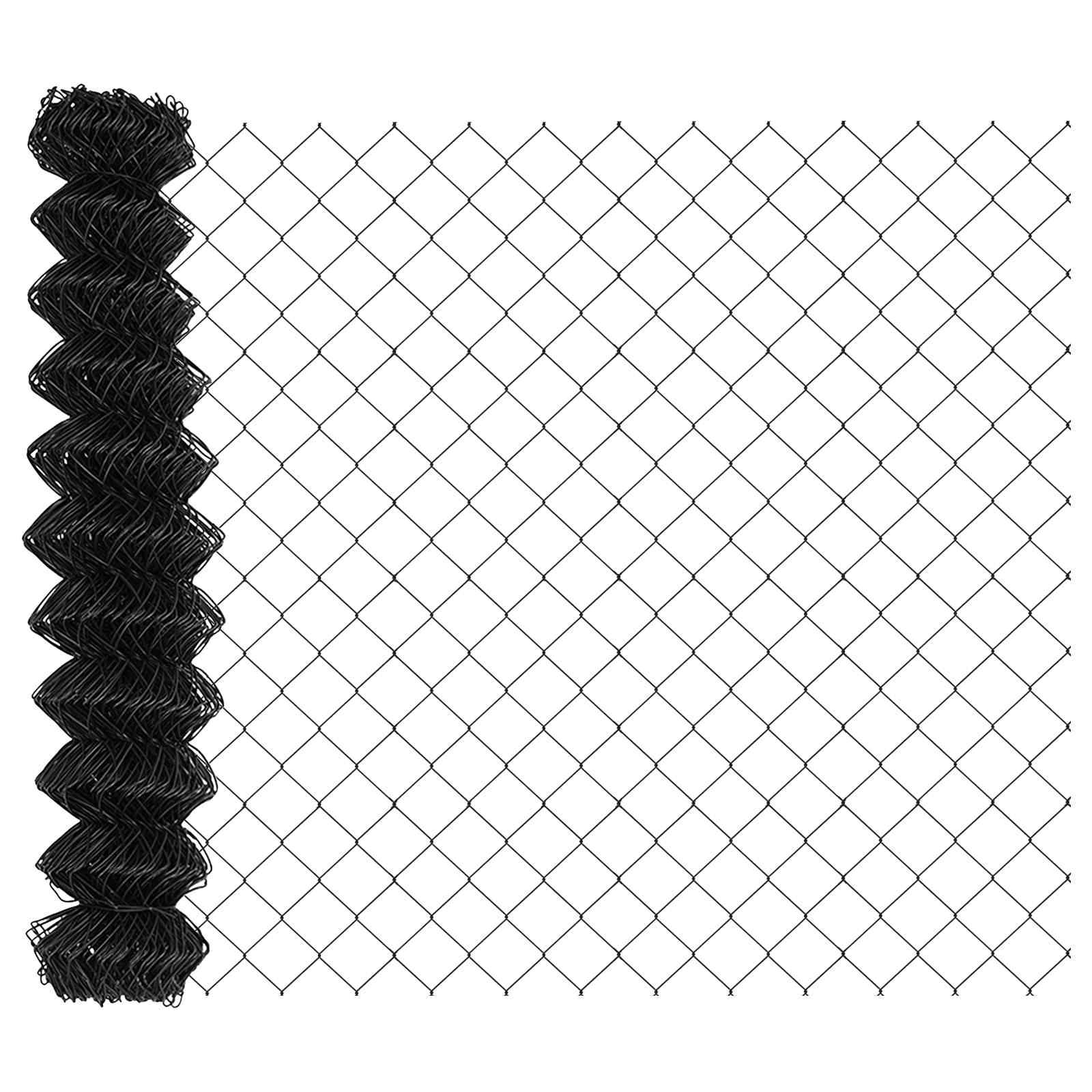 Vidaxl kettenschakelhek grijs 25 x 1,2 m staal