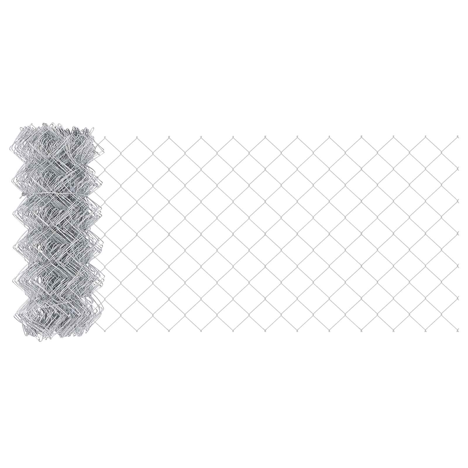 Vidaxl kettenschakelhek zilver 25 x 0,4 m gegalvaniseerd staal