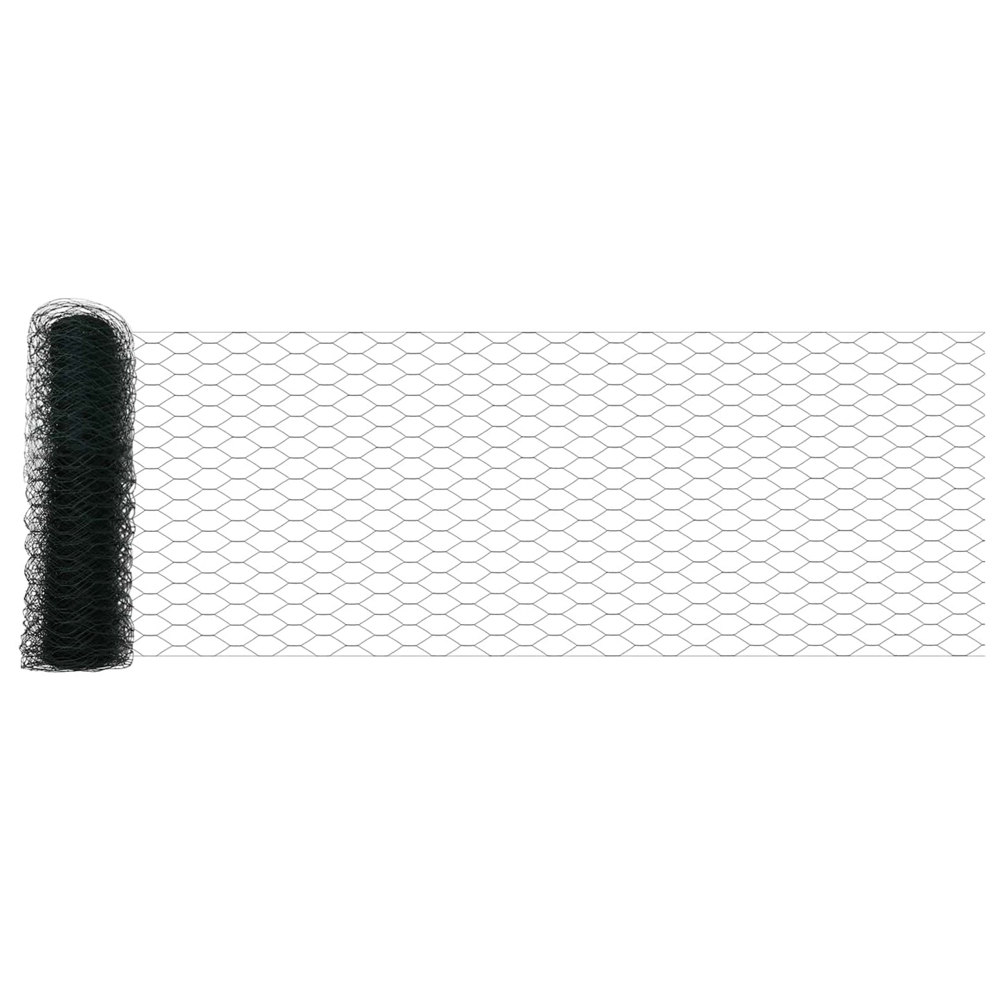 Vidaxl hexagon hek groen 0,4 x 10 m pvc