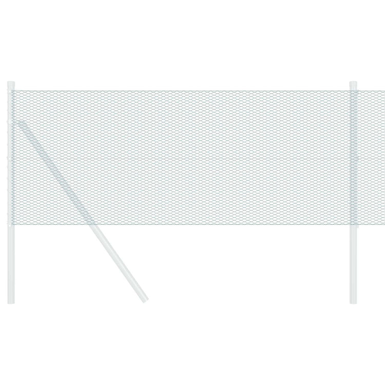 Vidaxl hexagon hek groen 0,6 x 10 m pvc