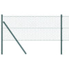 Vidaxl hexagon hek groen 0,6 x 10 m pvc