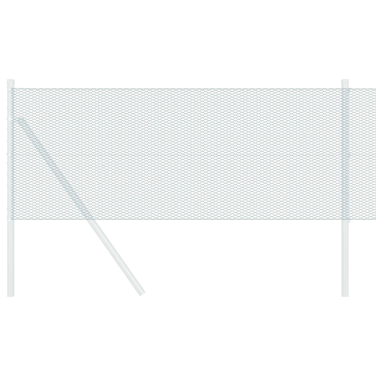 Vidaxl hexagon hek groen 0,8 x 10 m pvc