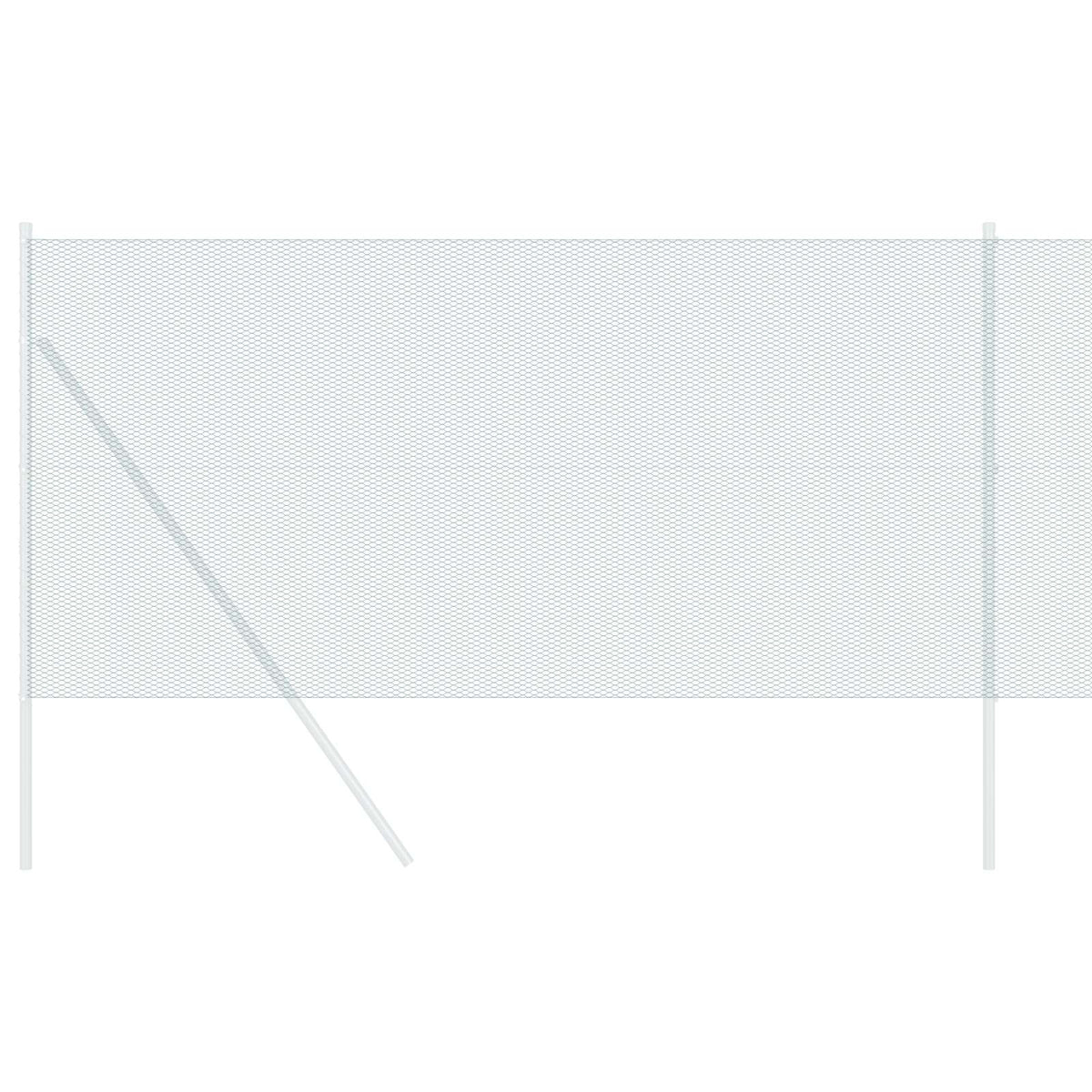 Vidaxl hexagon hek groen 1,4 x 10 m pvc
