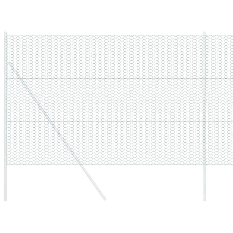 Vidaxl hexagon hek groen 1,6 x 10 m pvc