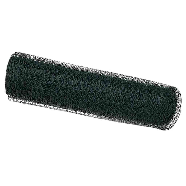 Vidaxl hexagon hek 0,5 x 50 m pvc groen