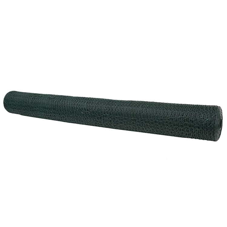Vidaxl hexagon hek groen 1,4 x 50 m pvc