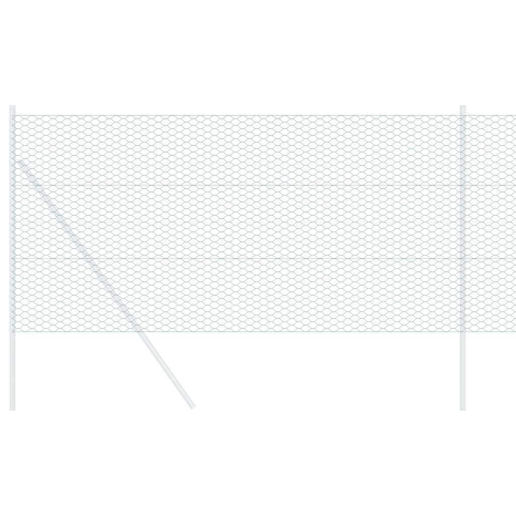 Vidaxl hexagon hek groen 1,4 x 50 m pvc