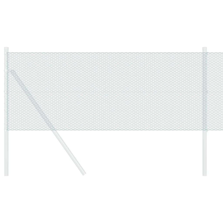 Vidaxl hexagon hek 0,5 x 100 m pvc groen