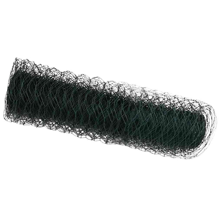 Vidaxl hexagon hek groen 0,8 x 100 m pvc