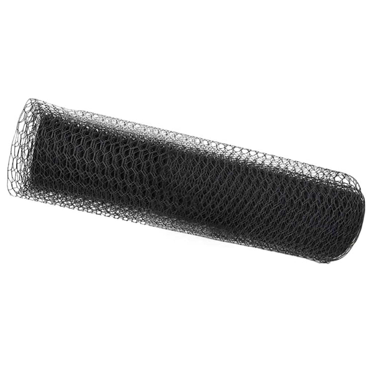 Vidaxl hexagon hek grijs 0,6 x 50 m pvc