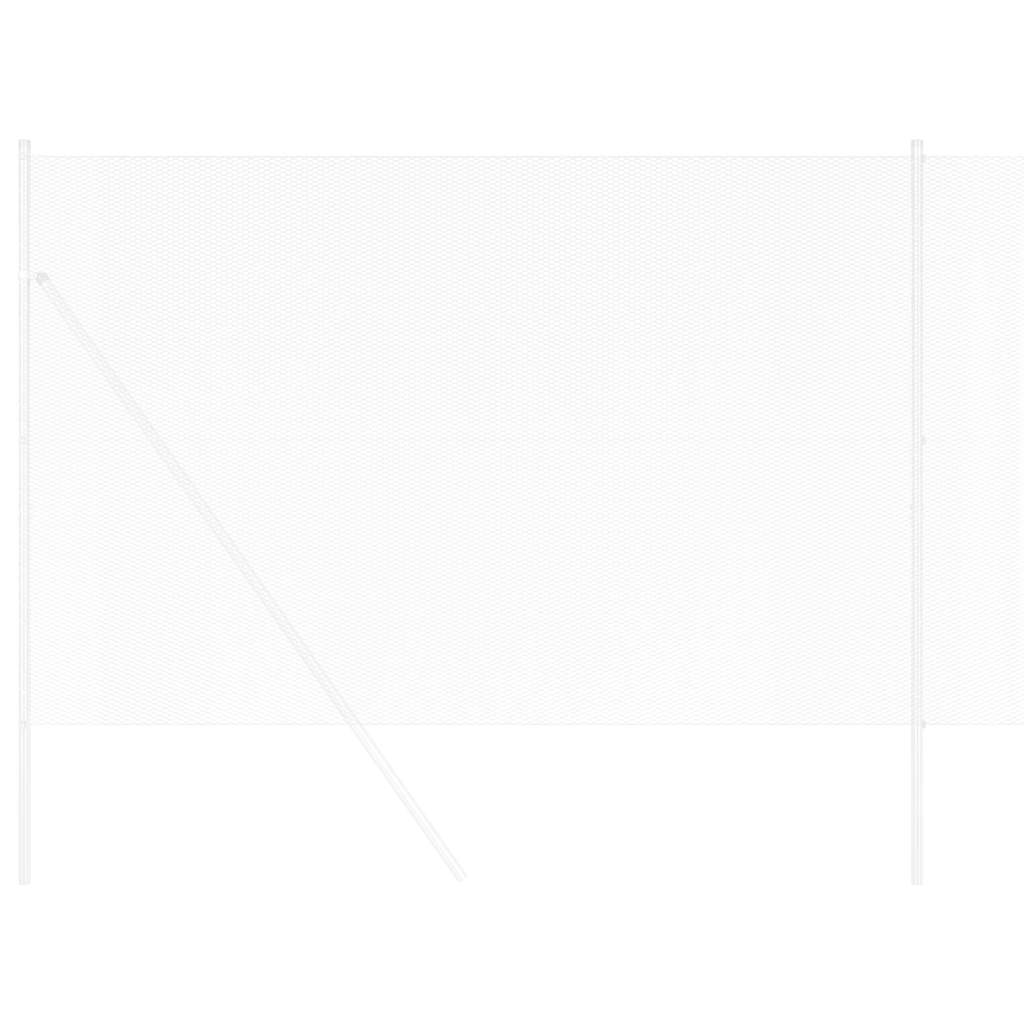 Vidaxl hexagon hek zilver 1,5 x 10 m gegalvaniseerd staal