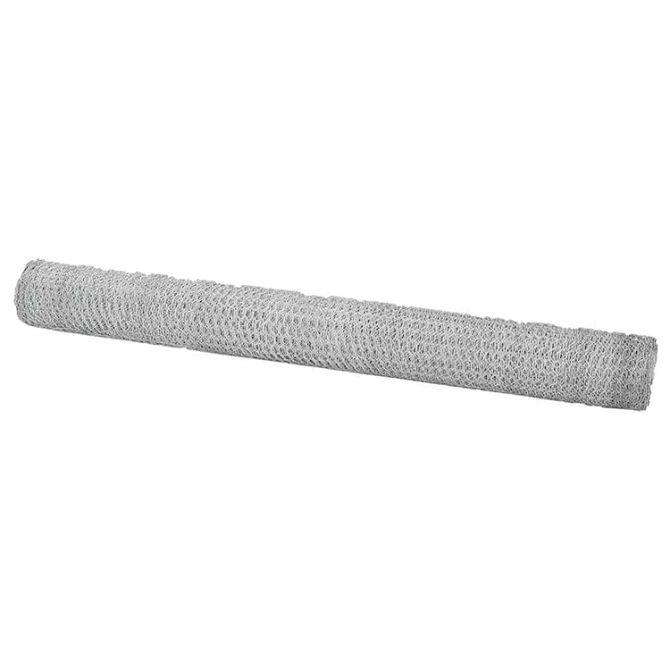 Vidaxl hexagon hek zilver 1,6 x 100 m gegalvaniseerd staal