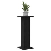 Vidaxl plantenstandaard 2 st zwart eiken 30 x 30 x 80 cm bewerkt hout - afbeelding 3