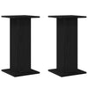Vidaxl plantenstandaard 2 pcs zwart eiken 30 x 30 x 60 cm bewerkt hout