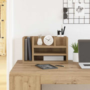 Vidaxl bureau organizer artisanaal eiken 44,5 x 24 x 25 cm - afbeelding 1