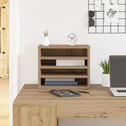 Vidaxl bureau organizer artisan eiken 36 x 26 x 29,5 cm bewerkt hout - afbeelding 1