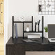 Vidaxl bureau organizer zwart eiken 34,5 x 15,5 x 35,5 cm
