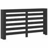 Vidaxl radiatorafdekking zwart eiken 149 x 20 x 82 cm bewerkt hout