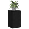 Vidaxl plantenstandaard 2 pcs zwart eiken 30 x 30 x 50 cm bewerkt hout