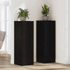 Vidaxl plantenstandaard zwart eiken 33 x 33 x 100 cm bewerkt hout