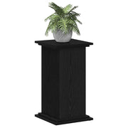 Vidaxl plantenstandaard zwart eiken 33 x 33 x 60 cm bewerkt hout - afbeelding 3