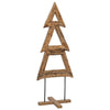 Vidaxl kerstboom met standaard bruin 90 cm massief teakhout