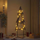 Vidaxl kerstboom bruin 149,5 cm massief teakhout