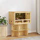 Vidaxl terrarium bruin 80 x 50 x 100 cm osb