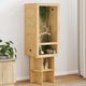 Vidaxl terrarium bruin 50 x 50 x 150 cm osb