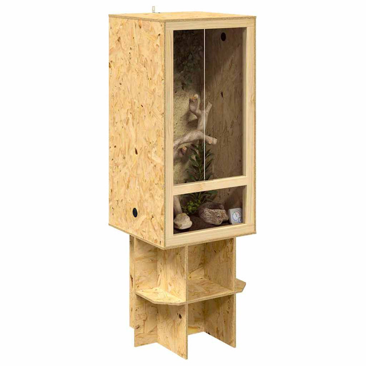 Vidaxl terrarium bruin 50 x 50 x 150 cm osb