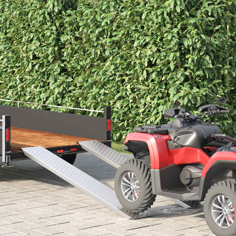 Vidaxl laadhelling 200 kg zilver 200 kg per stuk gegalvaniseerd staal