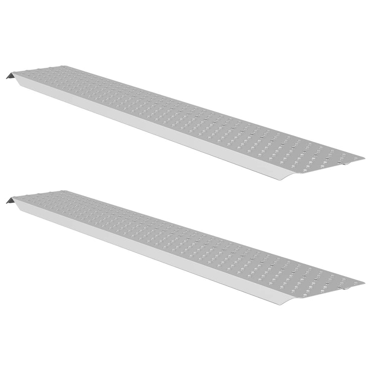 Vidaxl laadhelling 200 kg zilver 200 kg per stuk gegalvaniseerd staal