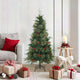 Vidaxl kunstmatige inklapbare kerstboom groen 150 cm pvc, pe en staal