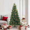 Vidaxl kunstmatige inklapbare kerstboom groen 180 cm pvc, pe en staal