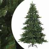 Vidaxl kunstmatige inklapbare kerstboom groen 180 cm pvc, staal - afbeelding 2