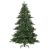 Vidaxl kunstmatige inklapbare kerstboom groen 180 cm pvc, staal - afbeelding 3