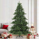 Vidaxl kunstmatige inklapbare kerstboom groen 210 cm pvc, staal
