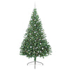 Vidaxl kunstmatig voorverlicht kerstboom met 300 led groen 240 cm pvc