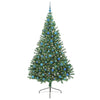 Vidaxl kunstmatig voorverlicht kerstboom met 300 led groen 240 cm pvc