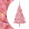 Vidaxl kunstmatig voorverlicht kerstboom met 150 led roze 150 cm pvc
