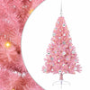 Vidaxl kunstmatig voorverlicht kerstboom met 150 led roze 150 cm pvc