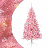 Vidaxl kunstmatig voorverlicht kerstboom met 300 led roze 180 cm pvc