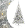 Vidaxl kunstmatig voorverlicht kerstboom met 300 led zilver 210 cm pet