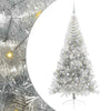 Vidaxl kunstmatig voorverlicht kerstboom met 300 led zilver 240 cm pet