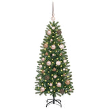 Vidaxl kunstkerstboom groen 120 cm pe en pvc - afbeelding 3